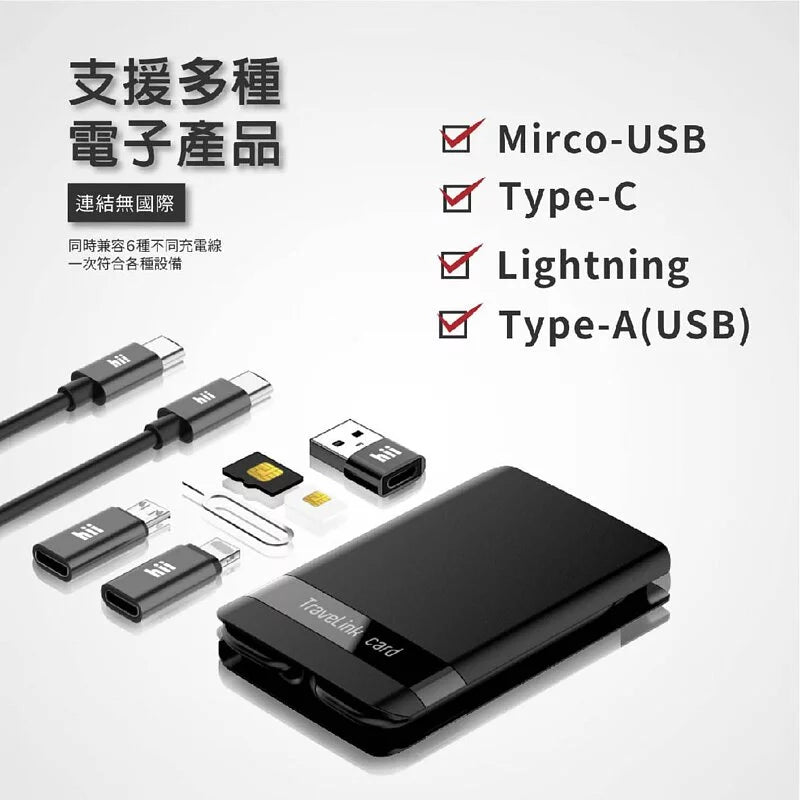 hii TraveLink Card 旅遊隨行卡行動電源 5000mAh