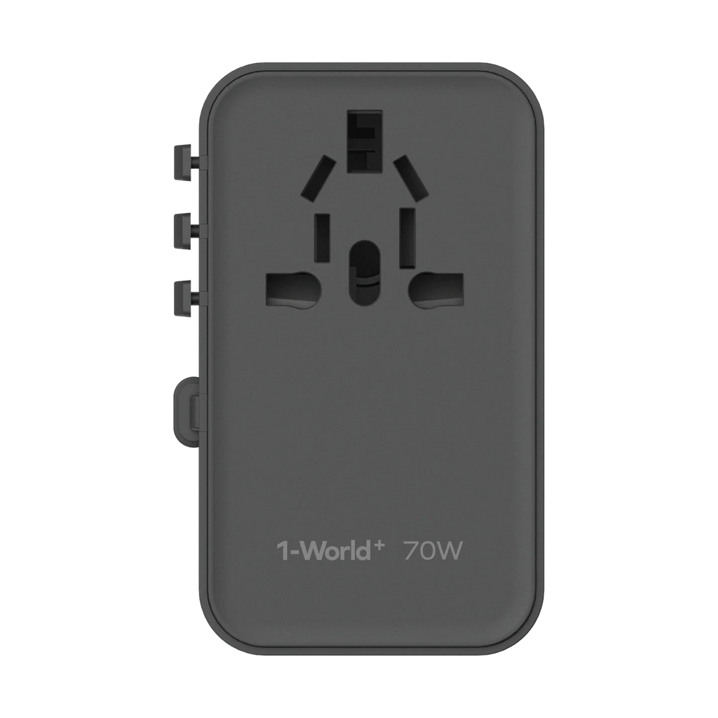 跨時代 1-World+ 內置伸縮充電線旅行插座